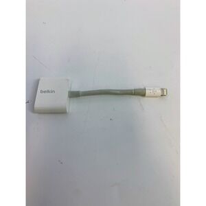 Belkin Rockstar Lightning Audio Charge Adapter 35mm Headphone Iphone‎